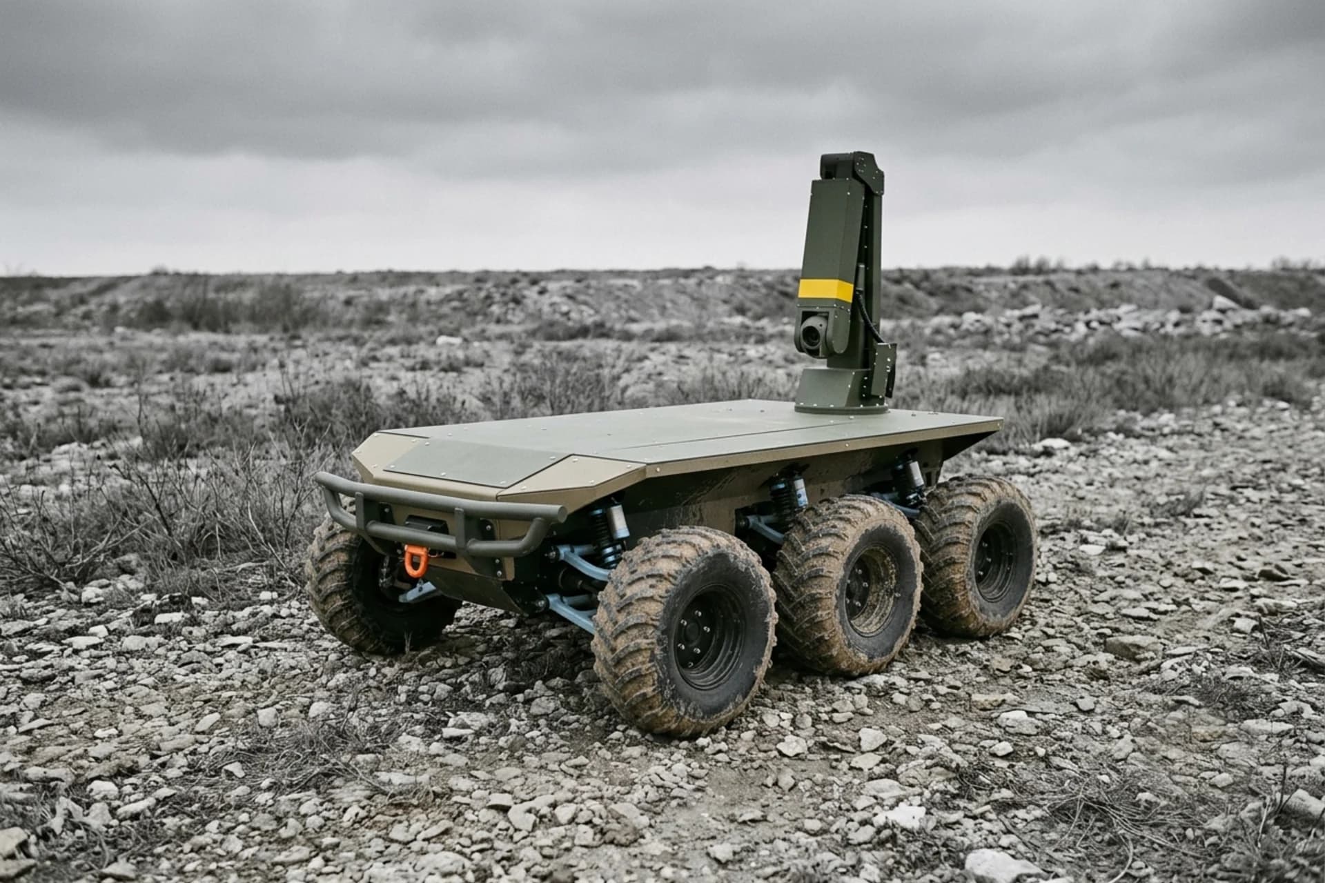 Rover on unprepared ground